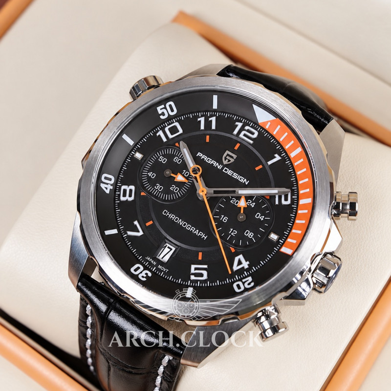 Годинник Pagani Design PD-1811 Black-Silver, фото 4