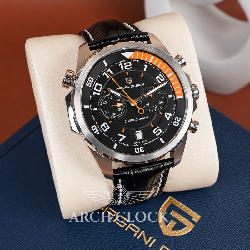 Годинник Pagani Design PD-1811 Black-Silver, фото 3