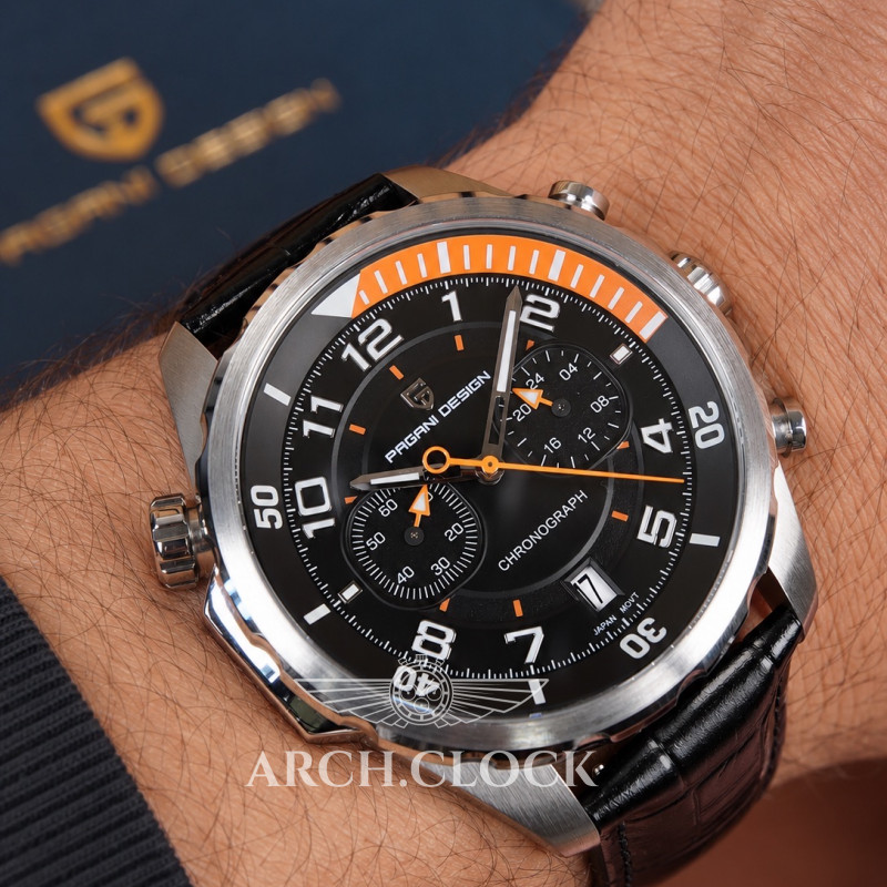 Годинник Pagani Design PD-1811 Black-Silver, фото 2
