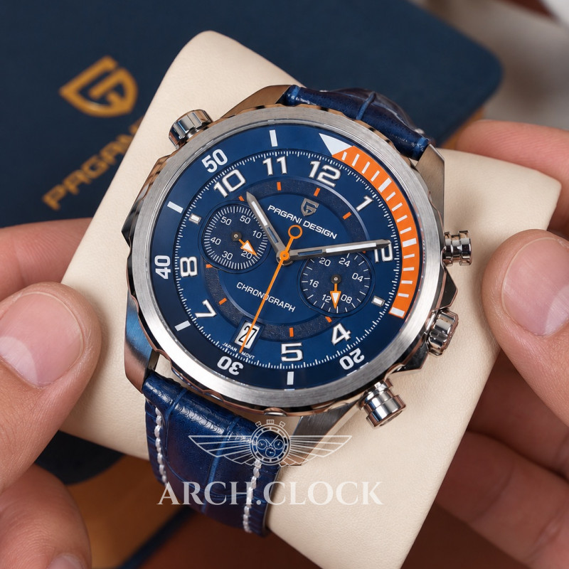 Годинник Pagani Design PD-1811 Blue-Silver, фото 7