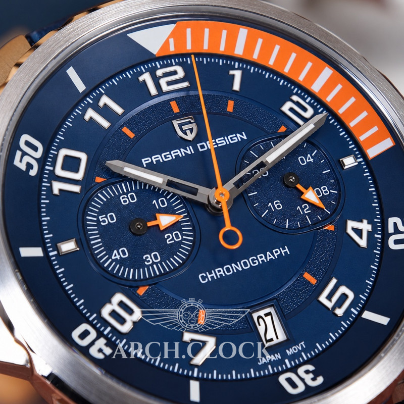 Годинник Pagani Design PD-1811 Blue-Silver, фото 5