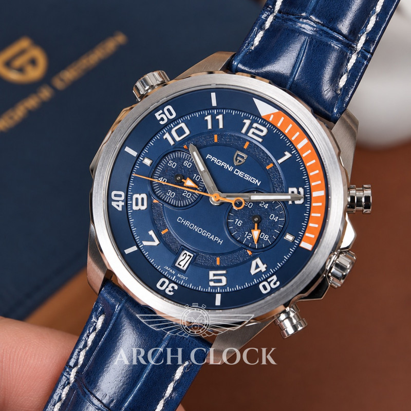 Годинник Pagani Design PD-1811 Blue-Silver, фото 3