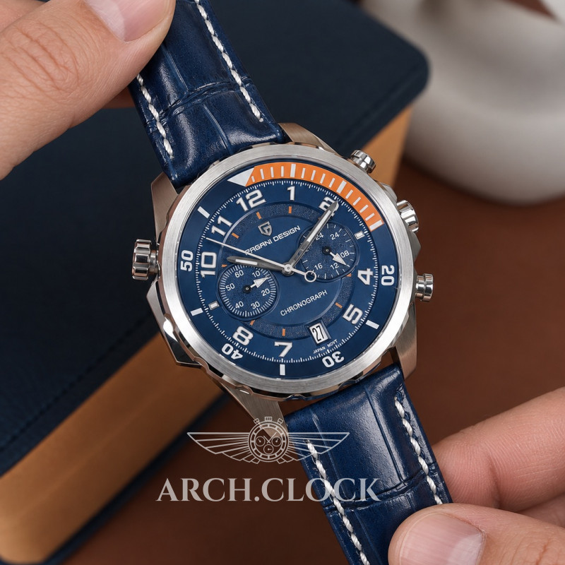 Годинник Pagani Design PD-1811 Blue-Silver, фото 2
