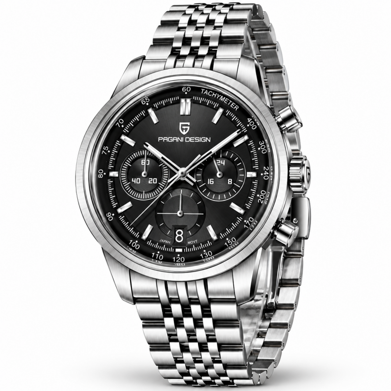 Годинник Pagani Design PD-1827 Silver-Black, фото 1