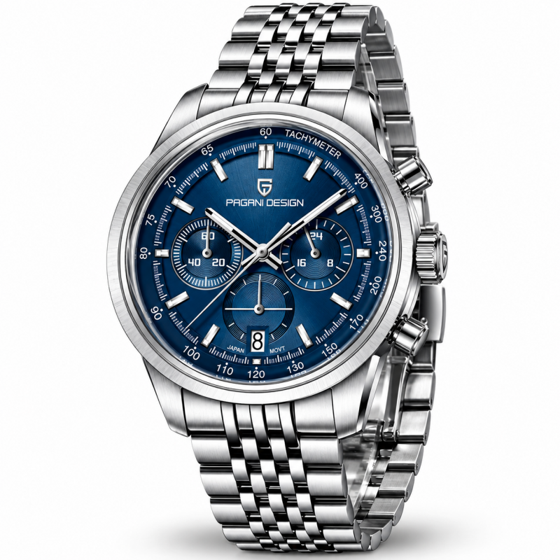Годинник Pagani Design PD-1827 Silver-Blue, фото 1