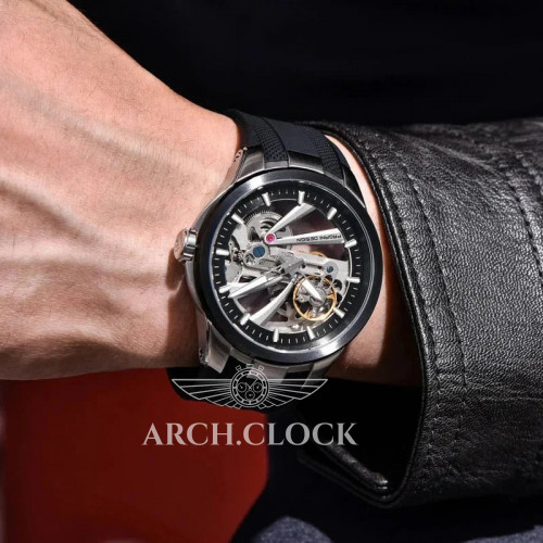 Pagani Design PD-YS030 Silver-Black Rubber