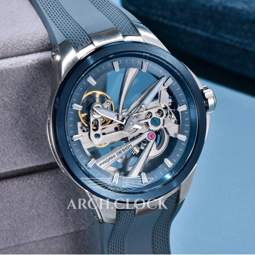 Pagani Design PD-YS030 Silver-Blue Rubber