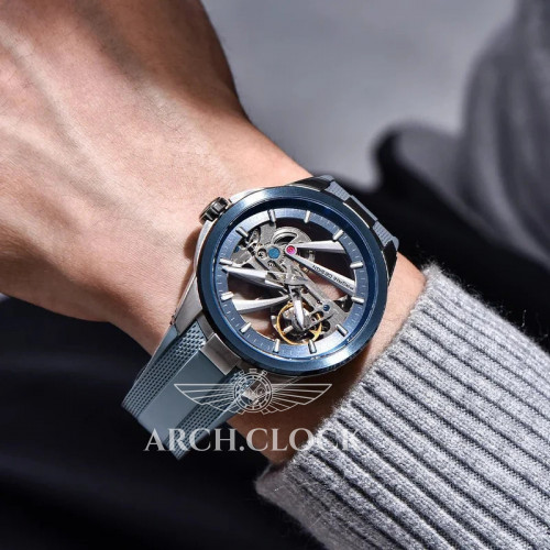Pagani Design PD-YS030 Silver-Blue Rubber