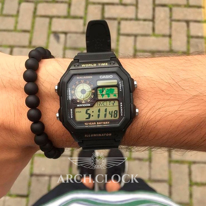 Годинник Casio AE-1200WH-1B, фото 7
