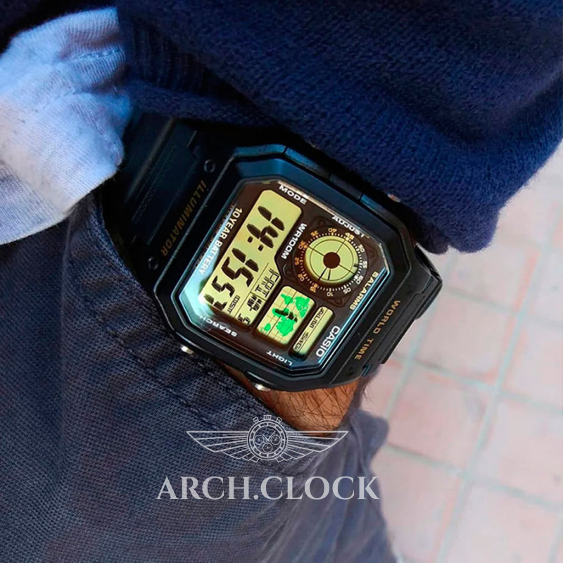 Годинник Casio AE-1200WH-1B, фото 9