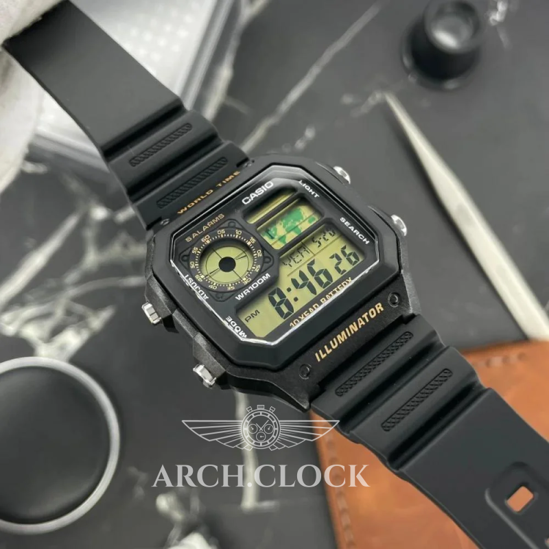 Годинник Casio AE-1200WH-1B, фото 5