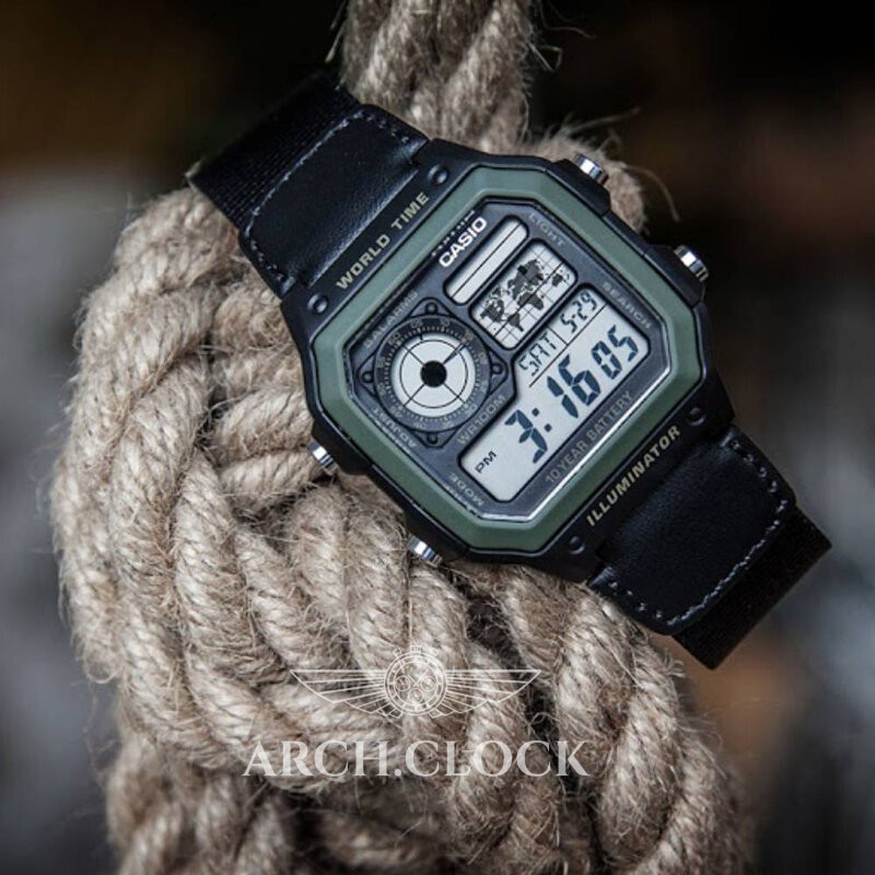Годинник Casio AE-1200WHB-1B, фото 7