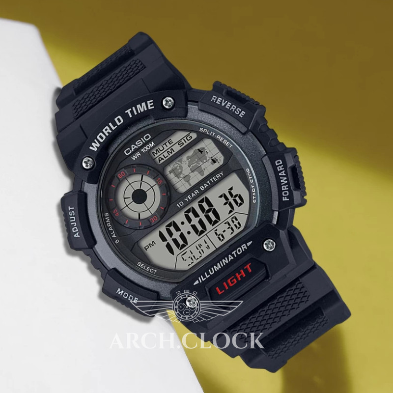 Годинник Casio AE-1400WH-1A, фото 6