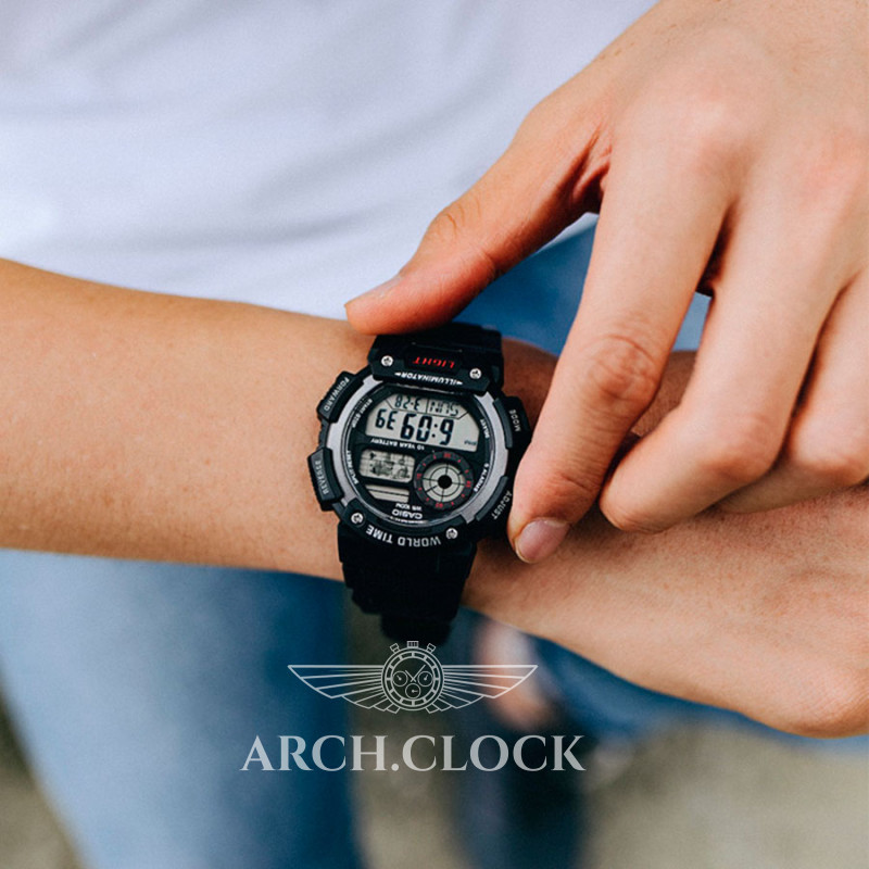 Годинник Casio AE-1400WH-1A, фото 7