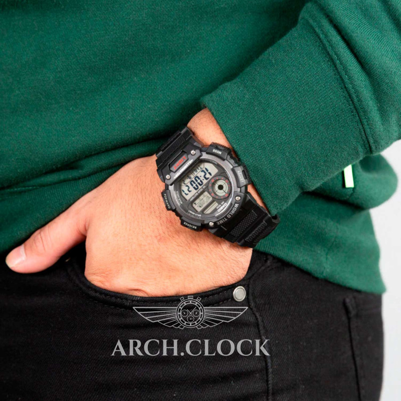 Годинник Casio AE-1400WH-1A, фото 8