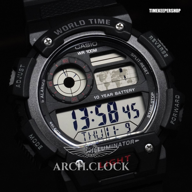 Годинник Casio AE-1400WH-1A, фото 2