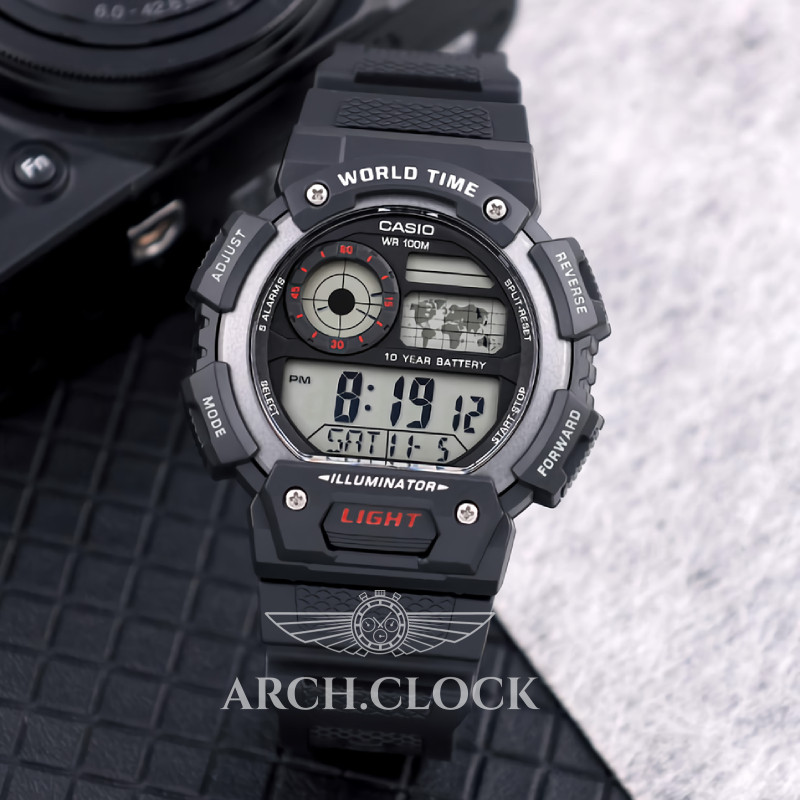 Годинник Casio AE-1400WH-1A, фото 9