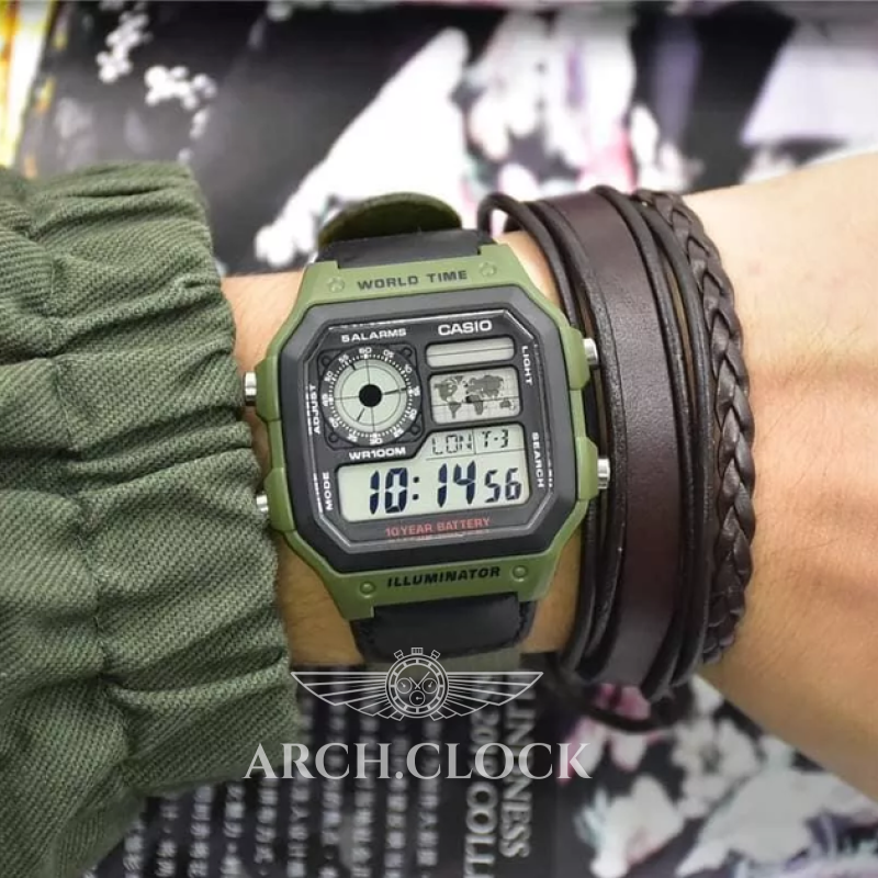 Часы Casio AE-1200WHB-3B, фото 12