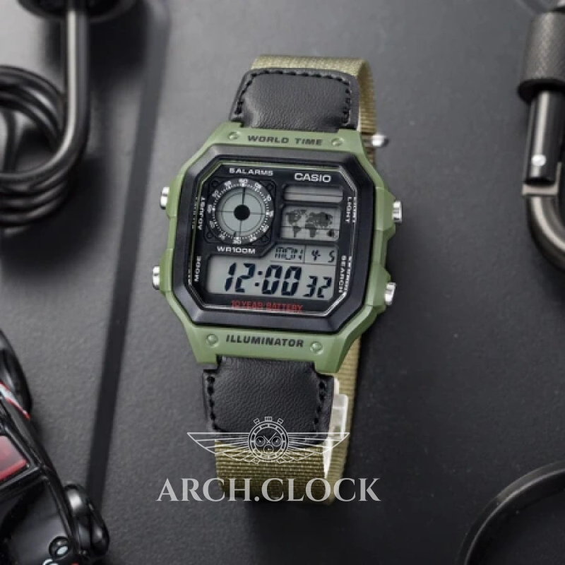 Часы Casio AE-1200WHB-3B, фото 11
