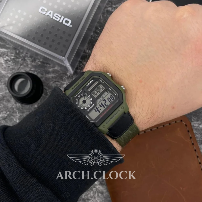 Часы Casio AE-1200WHB-3B, фото 8