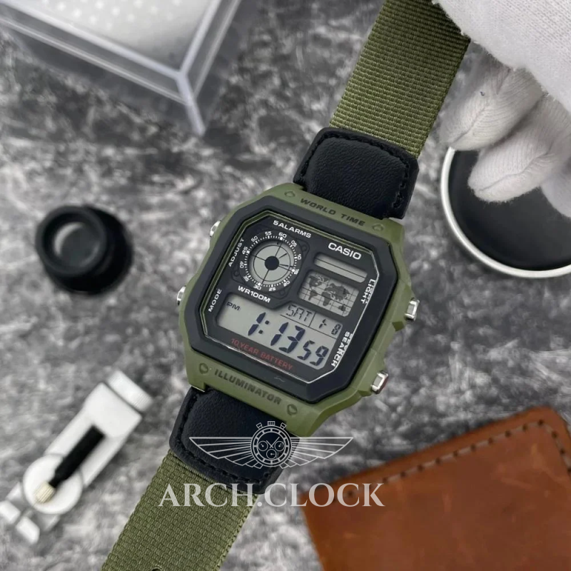 Часы Casio AE-1200WHB-3B, фото 2