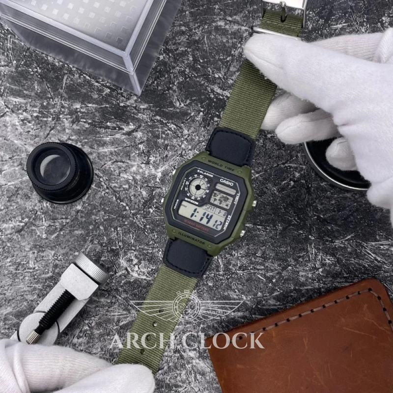 Часы Casio AE-1200WHB-3B, фото 4