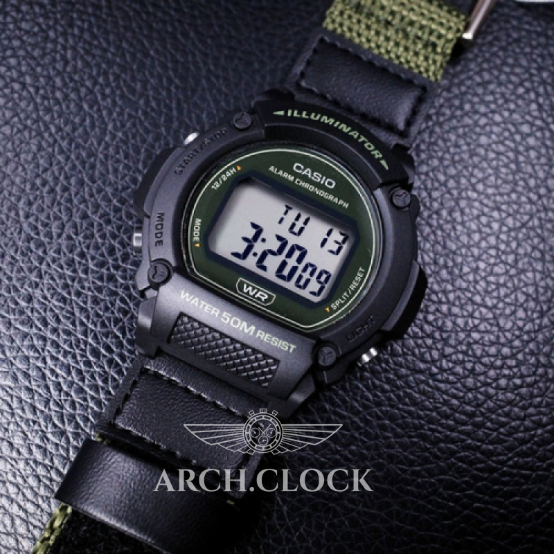 Часы Casio W-219HB-3A, фото 7
