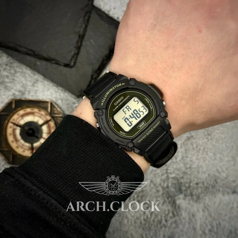 Часы Casio W-219HB-3A, фото 8