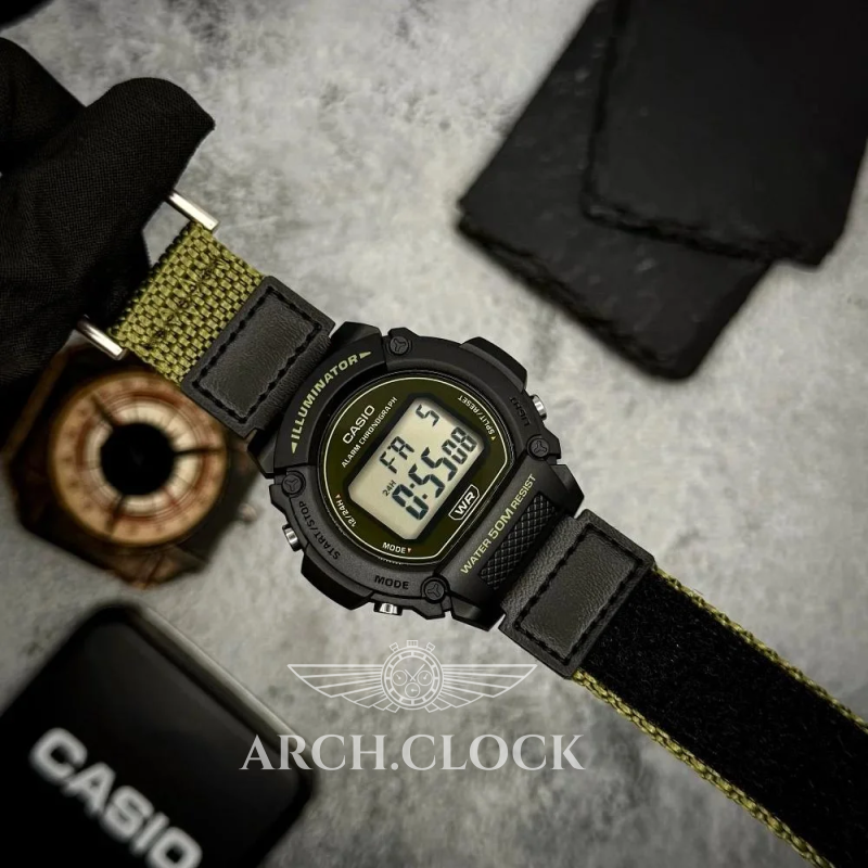 Часы Casio W-219HB-3A, фото 6