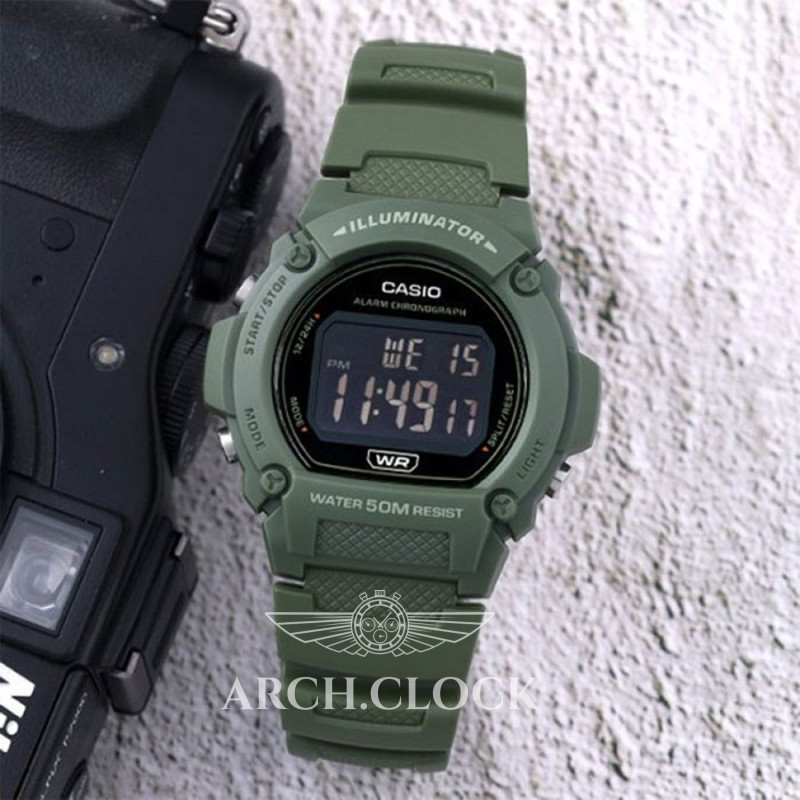 Годинник Casio W-219HC-3B, фото 2