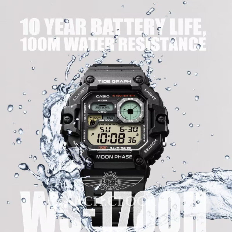 Годинник Casio WS-1700H-1A, фото 4