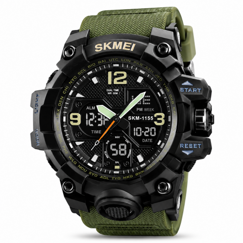 Skmei 1155 Black-Military