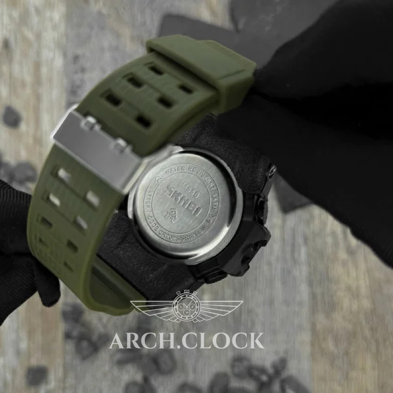 Годинник Skmei 1155 Black-Military, фото 8