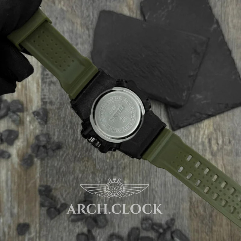 Годинник Skmei 1155 Black-Military, фото 6