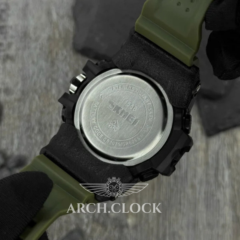 Годинник Skmei 1155 Black-Military, фото 4