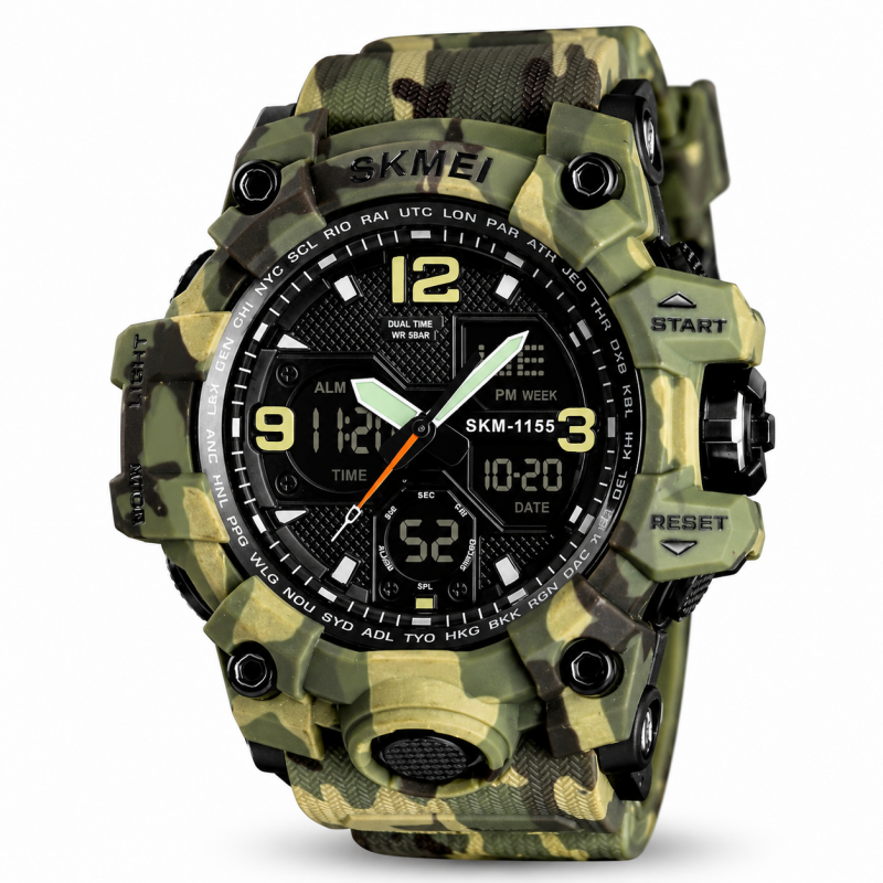 Часы Skmei 1155B Military Green, фото 1