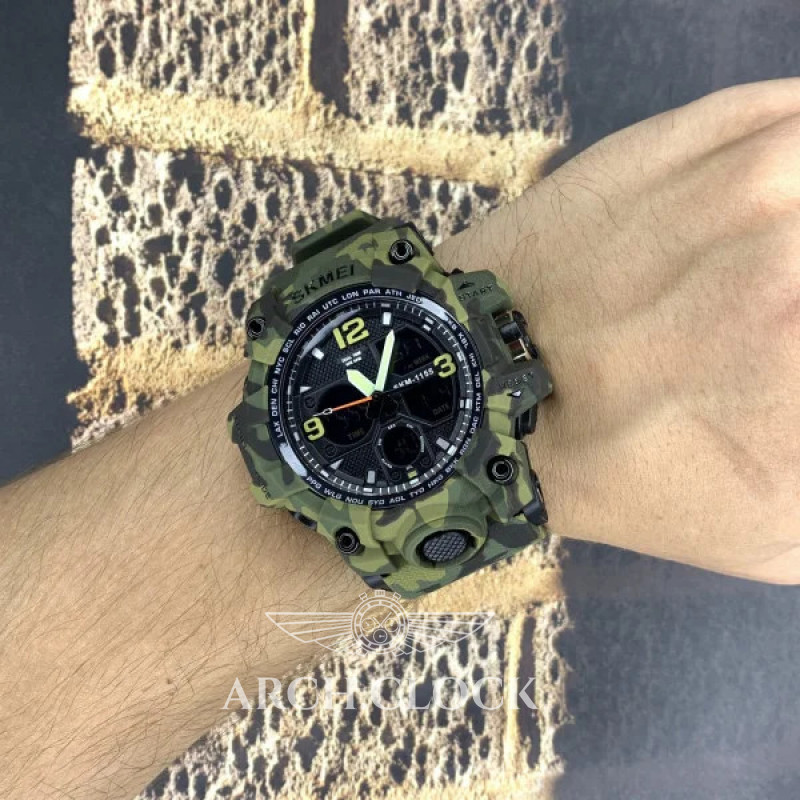 Часы Skmei 1155B Military Green, фото 4