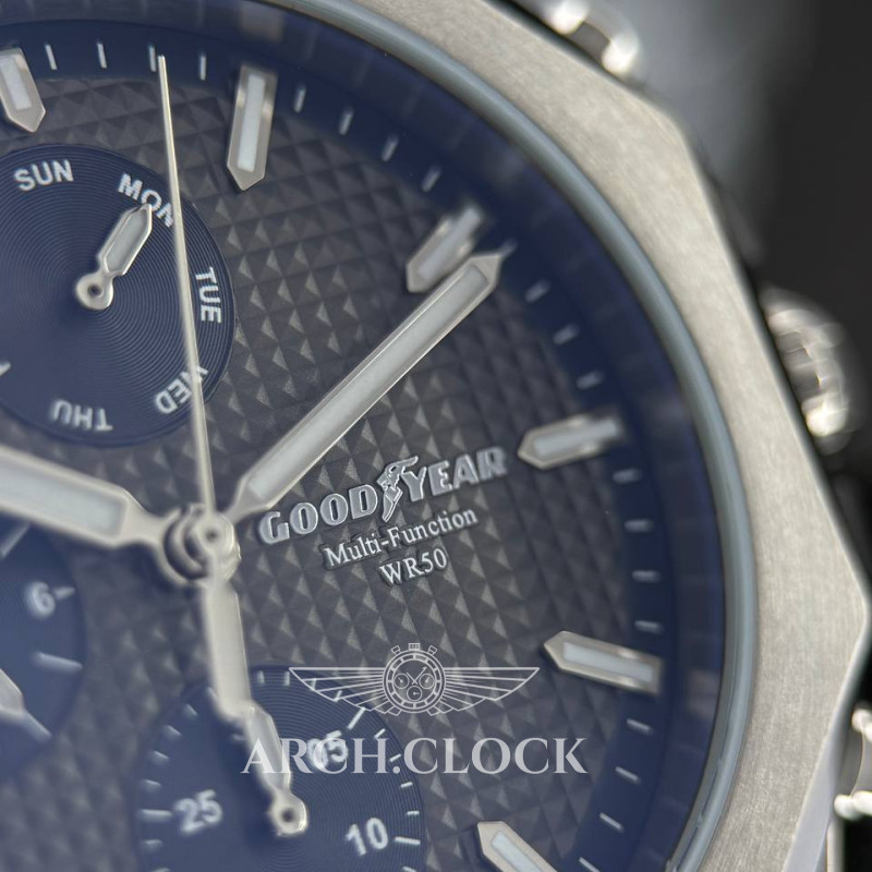 Годинник Goodyear Chrono Apex Noir Silver-Black, фото 3