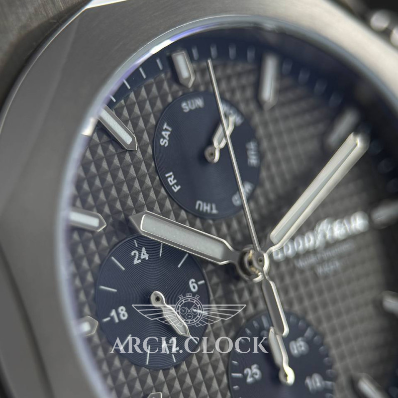 Годинник Goodyear Chrono Apex Noir Silver-Black, фото 4