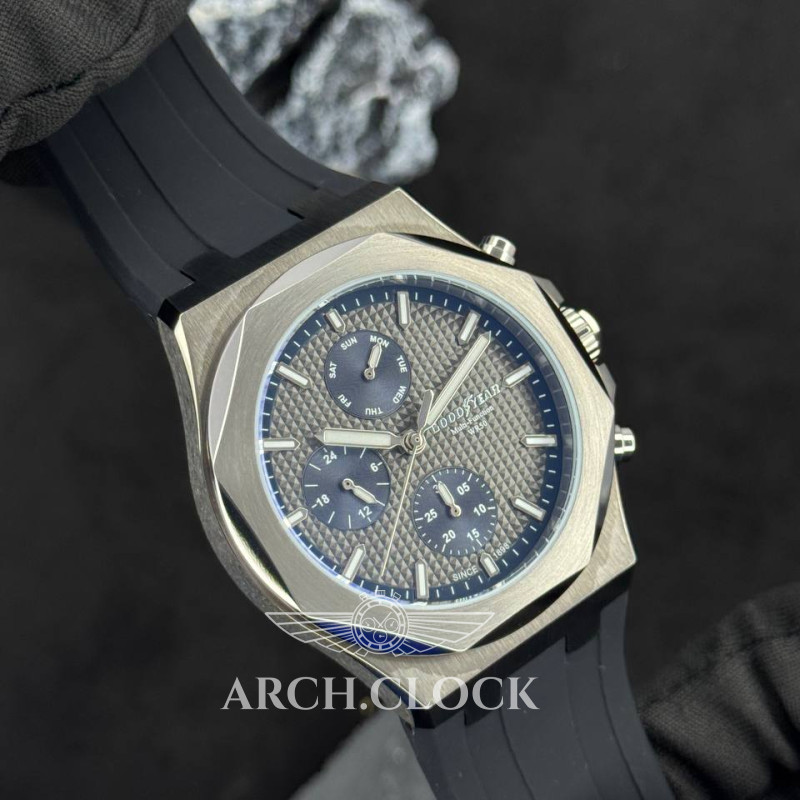 Годинник Goodyear Chrono Apex Noir Silver-Black, фото 6
