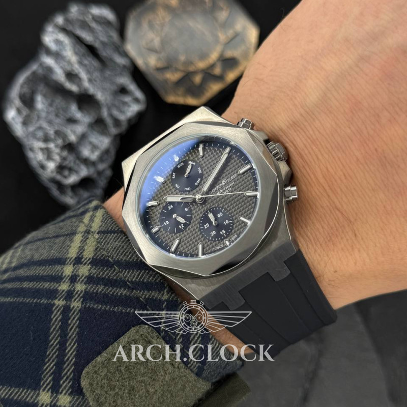 Годинник Goodyear Chrono Apex Noir Silver-Black, фото 7