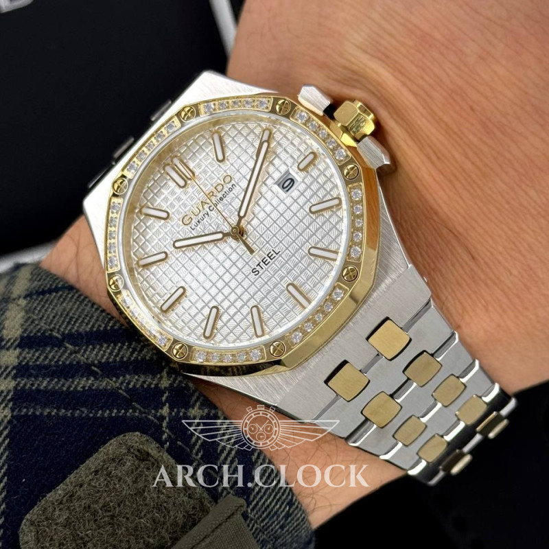 Годинник GUARDO Aurora Steel Gold, фото 2