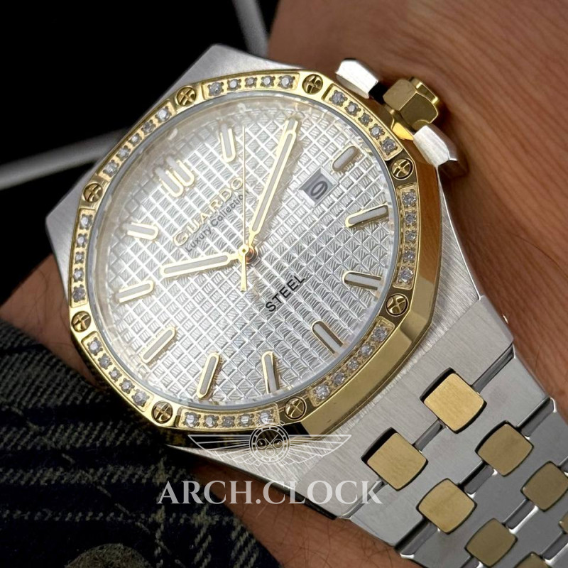 Годинник GUARDO Aurora Steel Gold, фото 4