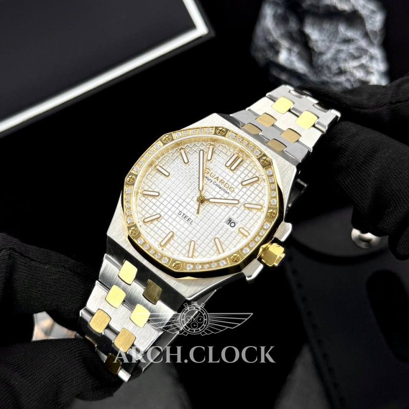 Годинник GUARDO Aurora Steel Gold, фото 3