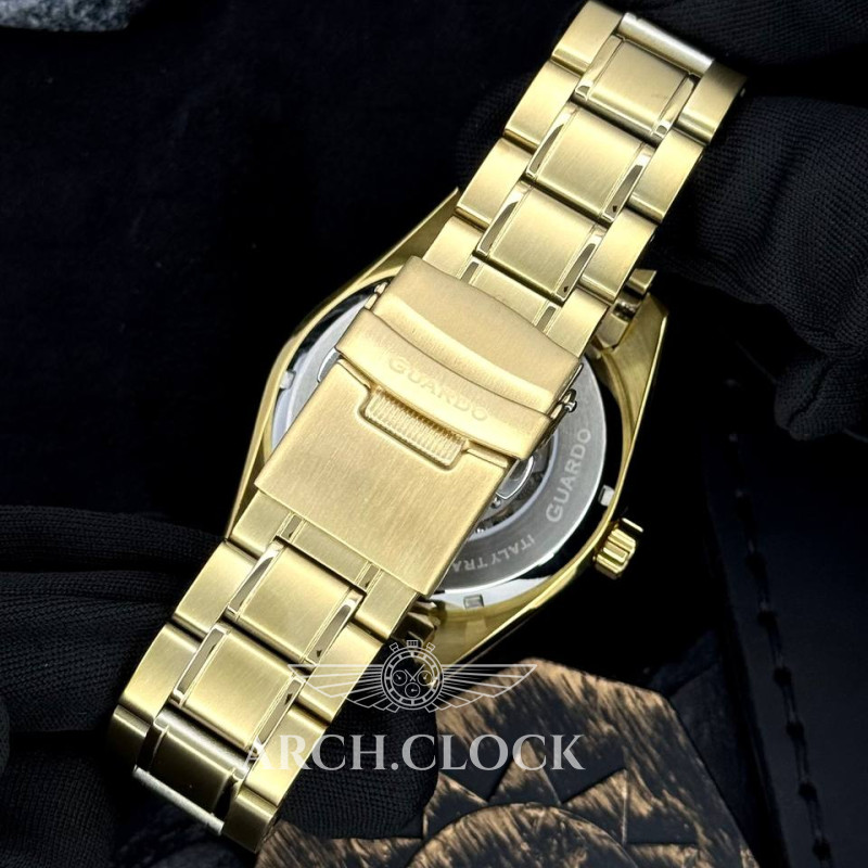 Часы GUARDO Eclipse Skeleton Prestige Gold, фото 8