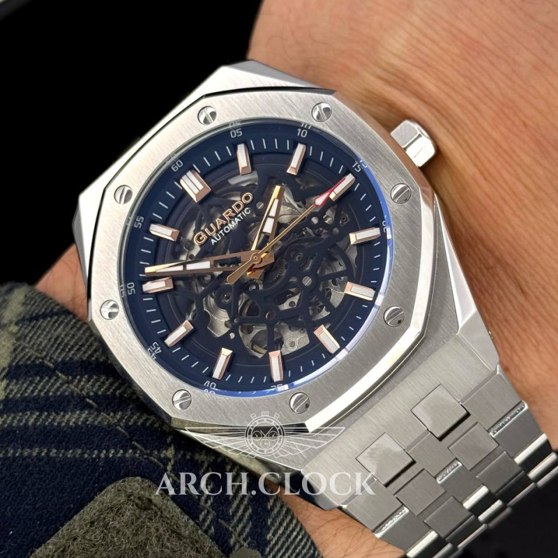 Годинник GUARDO Royal Octane Skeleton, фото 6
