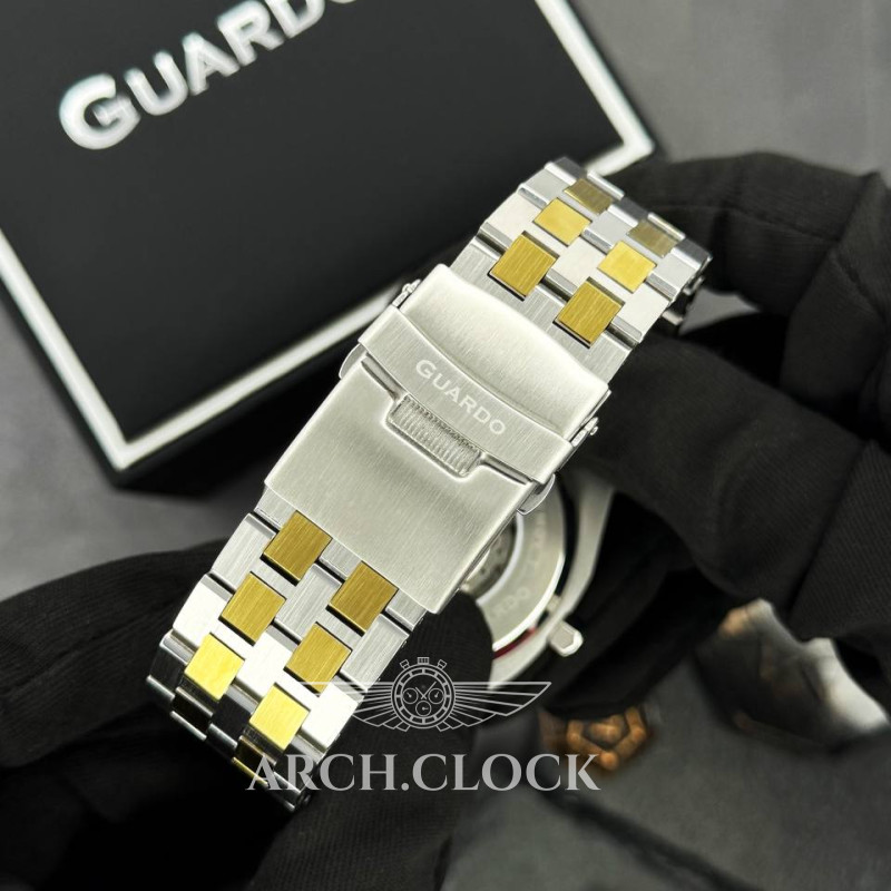 Годинник GUARDO Royal Octane Skeleton Gold, фото 3