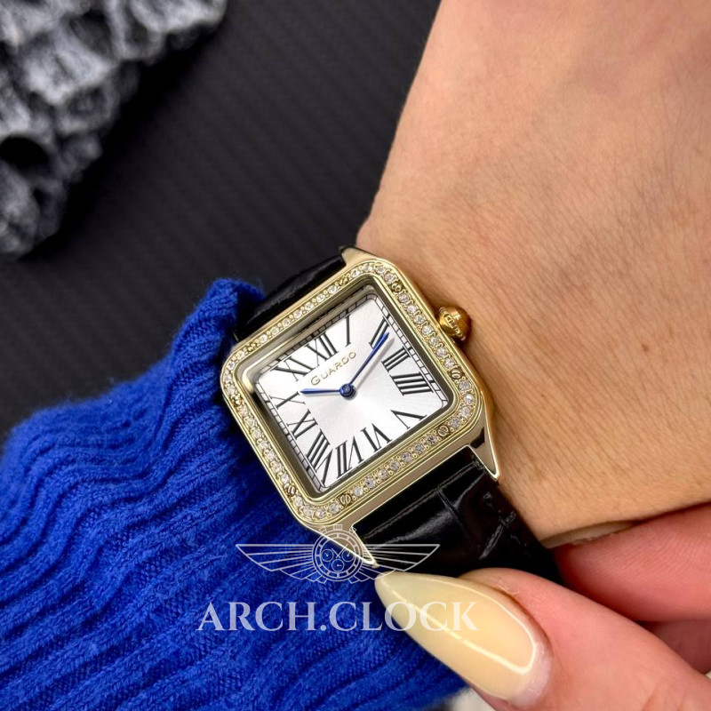 Годинник Guardo Special Edition Gold-White, фото 7