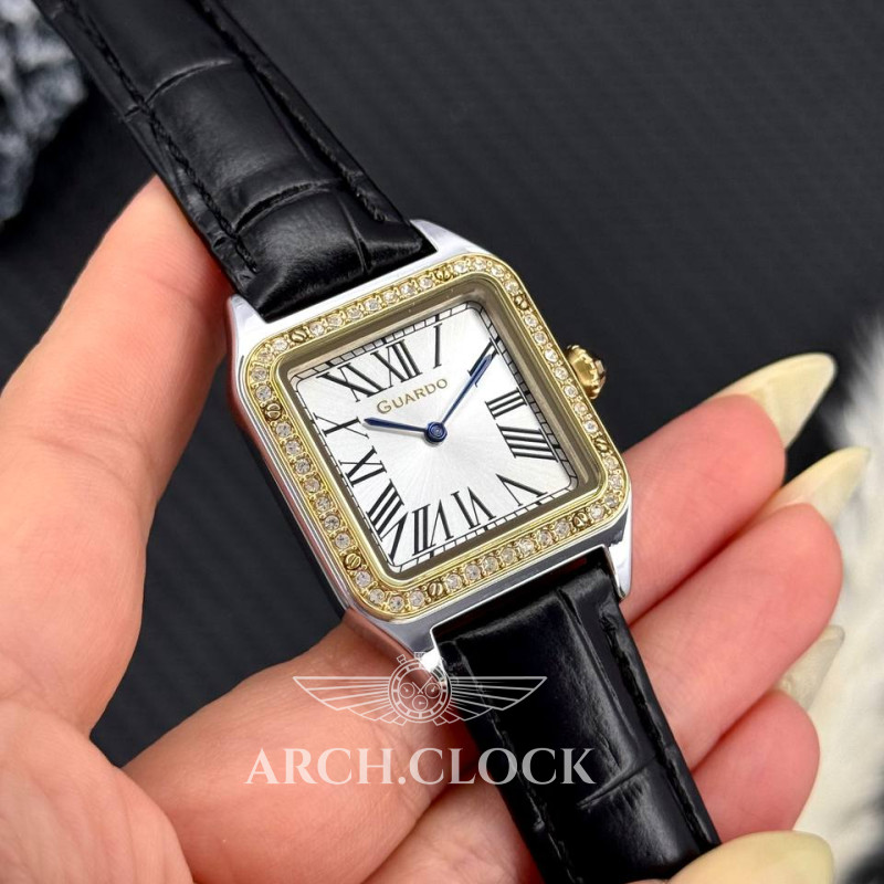 Годинник Guardo Special Edition Silver-Gold-White, фото 2