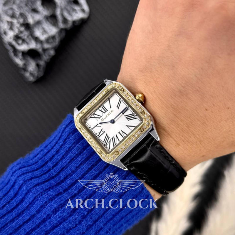 Годинник Guardo Special Edition Silver-Gold-White, фото 6